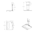 Z Series Aluminum Foldable Desktop Stand 180° Forward and Backward Flipping Supports VESA 75x75mm