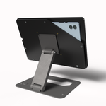 Anti-Theft Acrylic Case with EZ Foldable Aluminum Series Z Desktop Stand for Samsung Galaxy TAB Tablets