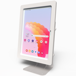 Anti-Theft Acrylic Case with K Series 360 Rotate 180 Swivel Metal Desktop Stand for Samsung Galaxy TAB Tablet