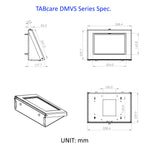 EZmount Security Metal Enclosure for iPad - Designed for Integration of USB Hub, Printer, CC Reader & All Your Peripherals