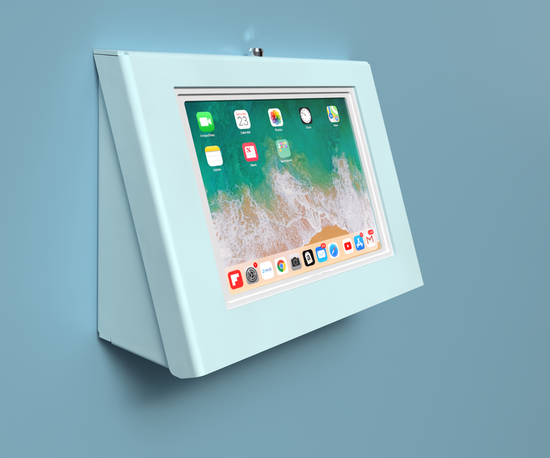 EZmount Security Metal Enclosure for iPad - Designed for Integration of USB Hub, Printer, CC Reader & All Your Peripherals