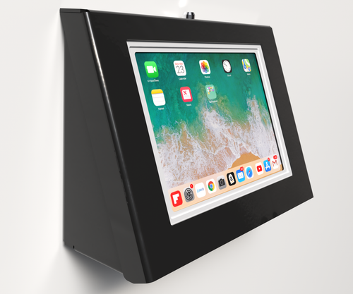 EZmount Security Metal Enclosure for iPad - Designed for Integration of USB Hub, Printer, CC Reader & All Your Peripherals