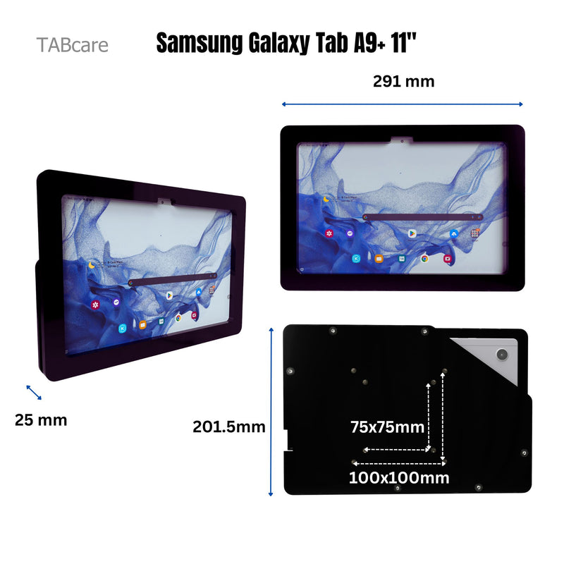 Samsung Galaxy Tab A 9.7 10.1 10.5, E 9.6", A7 10.4" A8 10.5" A9+ Active4 Acrylic Security Enclosure