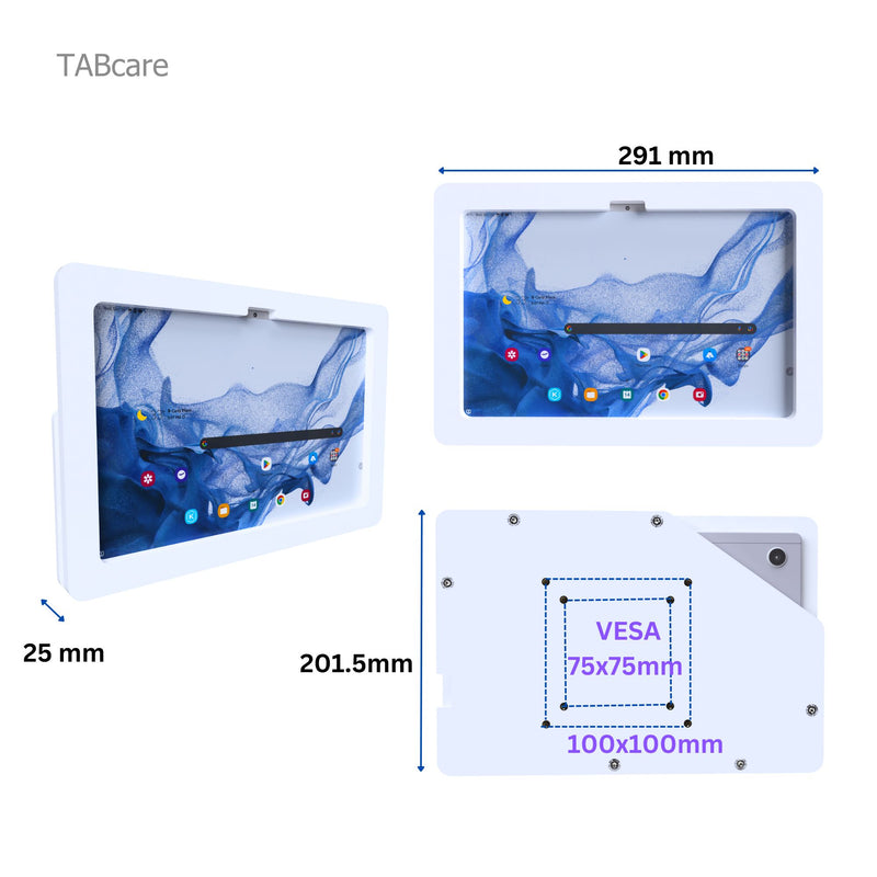 Samsung Galaxy Tab A 9.7 10.1 10.5, E 9.6", A7 10.4" A8 10.5" A9+ Active4 Acrylic Security Enclosure