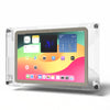 TABcare Acrylic Wall Mount Floating Frameless Display with Metal Standoff for iPad Tablet