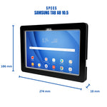 Samsung Galaxy Tab A 9.7 10.1 10.5, E 9.6", A7 10.4" A8 10.5" A9+ Active4 Acrylic Security Enclosure
