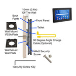 Samsung Galaxy Tab A 9.7 10.1 10.5, E 9.6", A7 10.4" A8 10.5" A9+ Active4 Acrylic Security Enclosure