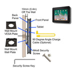 1. Acrylic iPad mini Security Acrylic VESA Case, Wall Mount kit, for Kiosk, POS, Store Display, Show