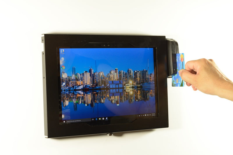 Bracket for Magtek Dynamag USB Swipe Reader, USB KB Swipe Reader, USB SureSwipe Reader used on TABcare 10" & 12" Metal Case