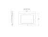 3. Metal Apple iPad, iPad Air, iPad Pro 9.7" 10.2" 10.5" 10.9" 11" 12.9" 13" Locking Security Enclosure VESA & Wall Mount Ready