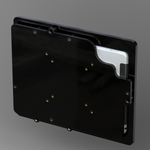 2. Acrylic iPad 9.7" 10.2" 11", iPad Air 9.7" 10.5" 10.9" 11" 13" Security VESA Case with Wall Mount or Desktop Stand options