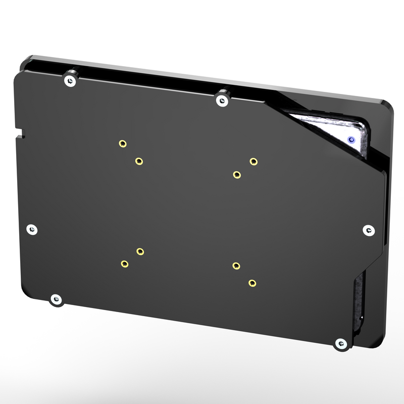 2. Acrylic iPad 9.7" 10.2", iPad Air 9.7" 10.5" 10.9", Security VESA Case with Wall Mount or Desktop Stand options