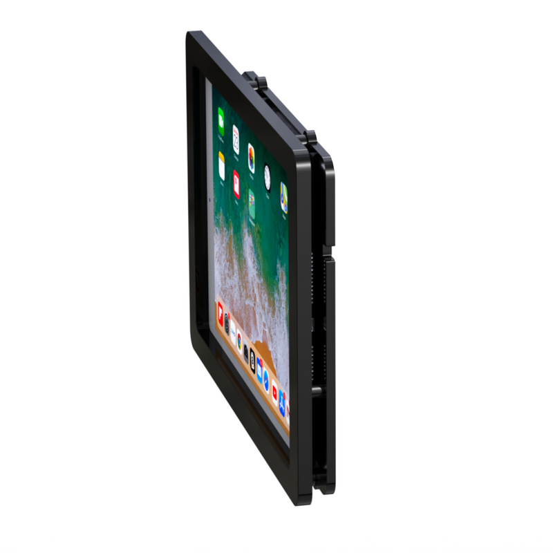 2. Acrylic iPad 9.7" 10.2", iPad Air 9.7" 10.5" 10.9", Security VESA Case with Wall Mount or Desktop Stand options