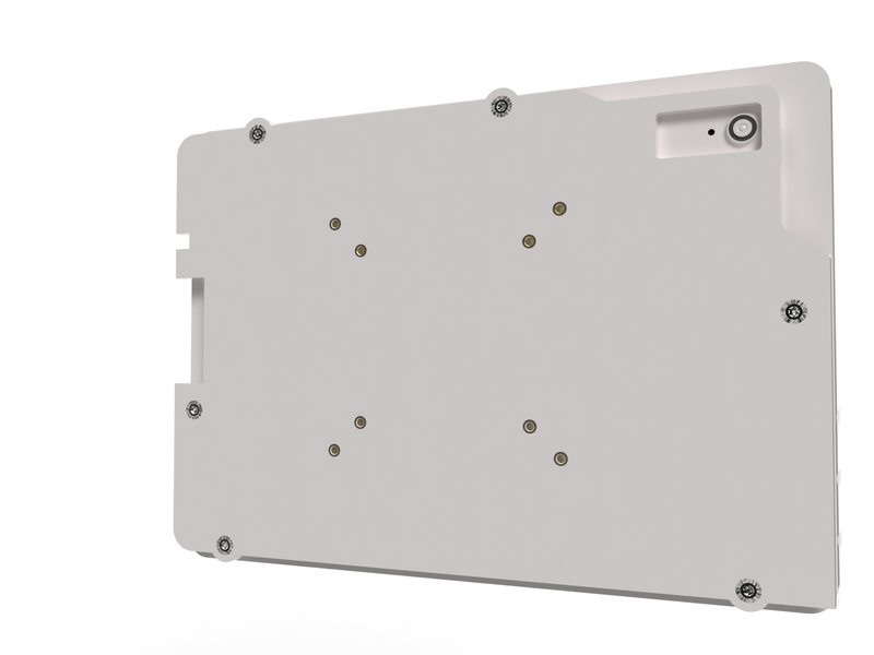 2. Acrylic iPad 9.7" 10.2" 11", iPad Air 9.7" 10.5" 10.9" 11" 13" Security VESA Case with Wall Mount or Desktop Stand options