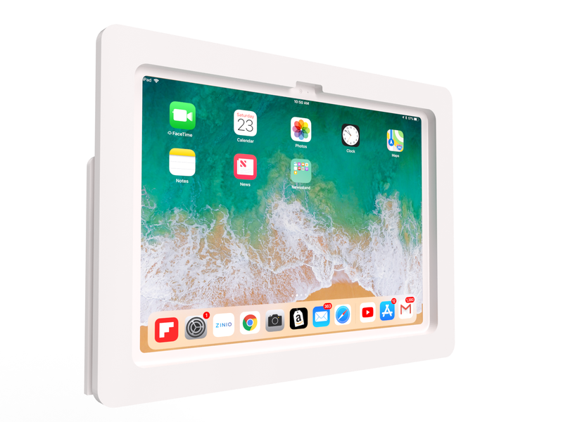 2. Acrylic iPad 9.7" 10.2" 11", iPad Air 9.7" 10.5" 10.9" 11" 13" Security VESA Case with Wall Mount or Desktop Stand options