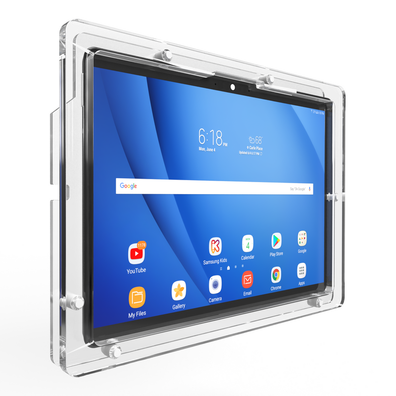 Samsung Galaxy Tab A 9.7 10.1 10.5, E 9.6", A7 10.4" A8 10.5" Active4 Acrylic Security Enclosure