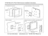 Anti-Theft Low Profile mini VESA 75mm Wall Mount Kit for LCD/LED TVs, Displays, Tablets