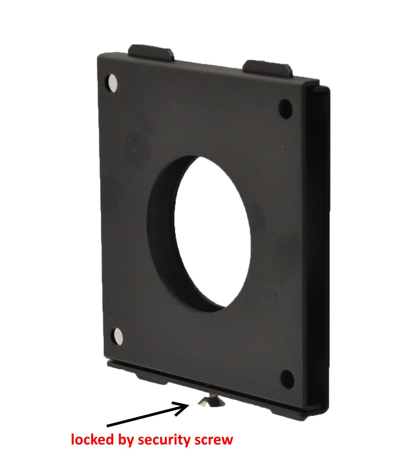 Anti-Theft Low Profile mini VESA 75mm Wall Mount Kit for LCD/LED TVs, Displays, Tablets
