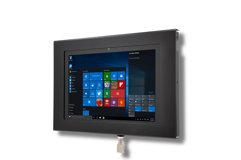 Universal 10" Tablet Security Wall Mount Metal Enclosure VESA Ready