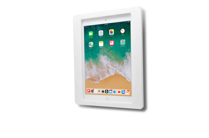 2. Acrylic iPad 9.7" 10.2" 11", iPad Air 9.7" 10.5" 10.9" 11" 13" Security VESA Case with Wall Mount or Desktop Stand options