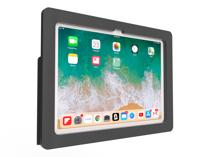 2. Acrylic iPad 9.7" 10.2" 11", iPad Air 9.7" 10.5" 10.9" 11" 13" Security VESA Case with Wall Mount or Desktop Stand options