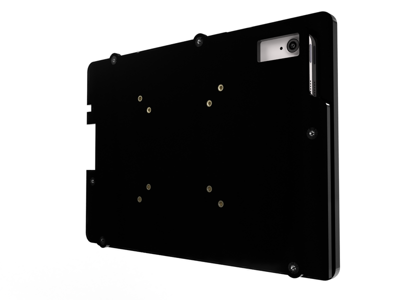 2. Acrylic iPad 9.7" 10.2" 11", iPad Air 9.7" 10.5" 10.9" 11" 13" Security VESA Case with Wall Mount or Desktop Stand options