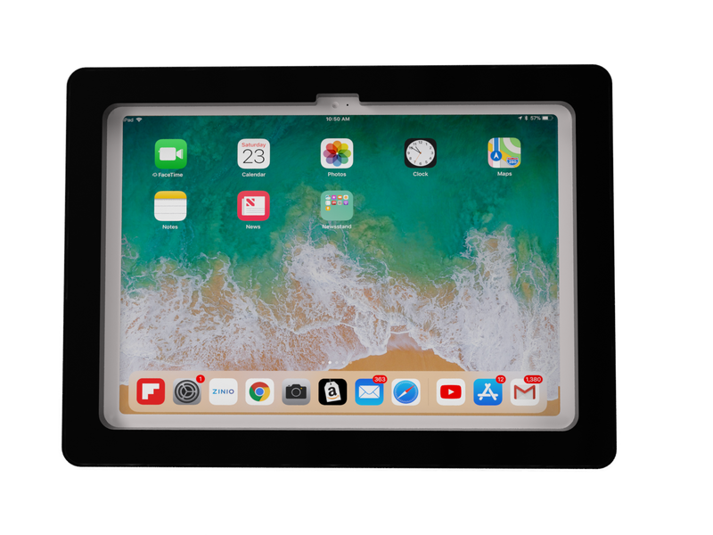 2. Acrylic iPad 9.7" 10.2" 11", iPad Air 9.7" 10.5" 10.9" 11" 13" Security VESA Case with Wall Mount or Desktop Stand options