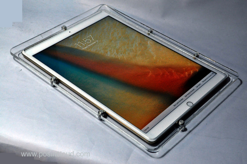 5. Acrylic iPad Pro 9.7" 10.5" 10.9" 11" 12.9" 13" Security Acrylic VESA Case with Wall Mount, Desktop Stand options