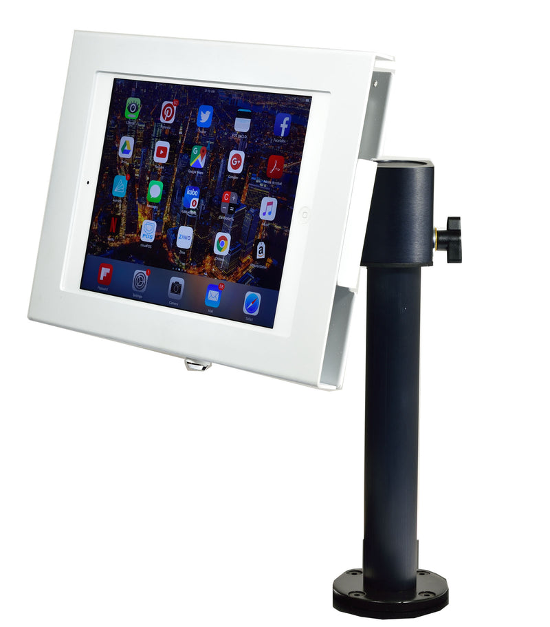 3. Metal Apple iPad, iPad Air, iPad Pro 9.7" 10.2" 10.5" 10.9" 11" 12.9" 13" Locking Security Enclosure VESA & Wall Mount Ready