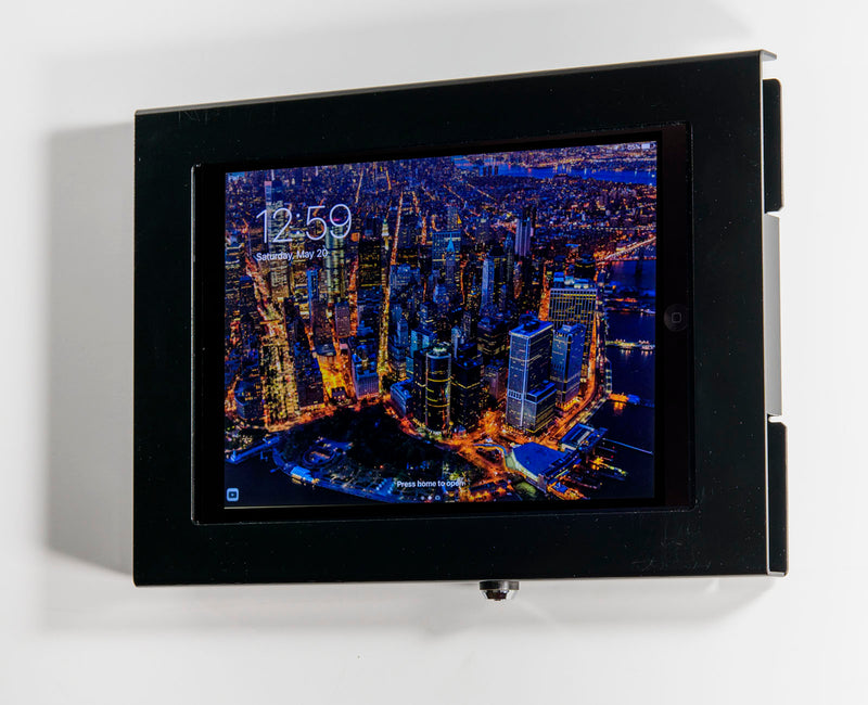 3. Metal Apple iPad, iPad Air, iPad Pro 9.7" 10.2" 10.5" 10.9" 11" 12.9" 13" Locking Security Enclosure VESA & Wall Mount Ready