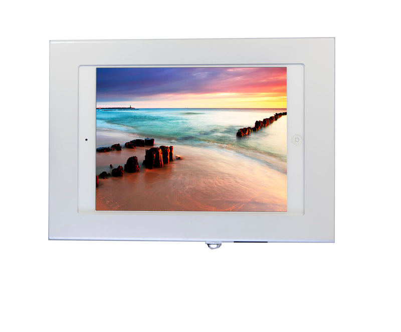 3. Metal Apple iPad, iPad Air, iPad Pro 9.7" 10.2" 10.5" 10.9" 11" 12.9" 13" Locking Security Enclosure VESA & Wall Mount Ready