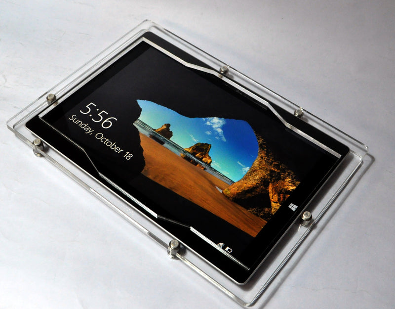 Microsoft Surface Book, Book 2 13.5" Security  Acrylic Enclosure VESA Ready for Wall Mount, Desktop Stand