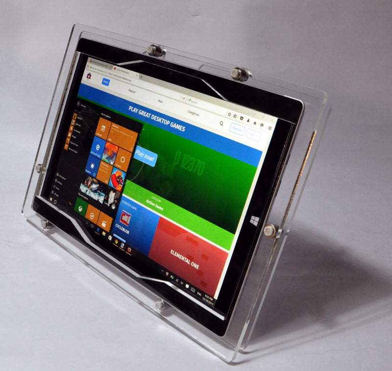 Microsoft Surface Book, Book 2 13.5" Security  Acrylic Enclosure VESA Ready for Wall Mount, Desktop Stand