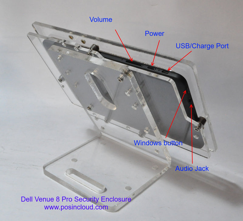 Sprint Slate 8 8" Tablet Security Anti-Theft Acrylic Security VESA Kit